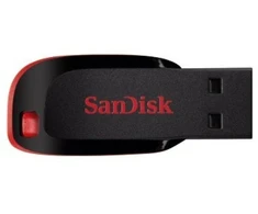 SanDisk Cruzer Blade SDCZ50-064G-B35 USB atmintinė (64 GB; USB 2.0; juoda)