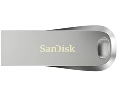 Ausinės SanDisk Ultra Lux SDCZ74-064G-G46 USB atmintinė (64GB; USB 3.0; sidabrinė spalva)