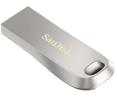 Ausinės SanDisk Ultra Lux SDCZ74-064G-G46 USB atmintinė (64GB; USB 3.0; sidabrinė spalva)