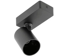 SANTO LED šviestuvas (apvalus, aliuminis, juodas, 20W, IP20) GTV OS-SAN20WOK1-00