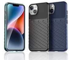 Hurtel Šarvuotas iPhone 15 Plus Thunder – dėklas telefonui mėlynos spalvos