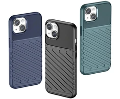 Hurtel Šarvuotas iPhone 15 Plus Thunder – dėklas telefonui juodos spalvos