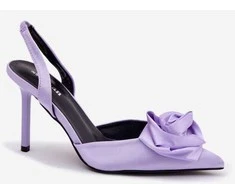 Satino aukštakulnės basutės Step in style
