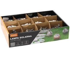 Saulės energija įkraunama sodo lempa „Pelėda“