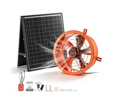 Saulės energija varomas ventiliatorius VEVOR JBSF-320C, 1529 m³/h