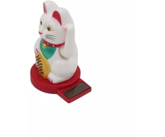 Saulės energija veikianti sėkmės katė „Maneki Neko“