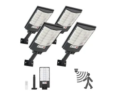 VEVOR 4 vnt. 500W saulės gatvių apšvietimo rinkinys