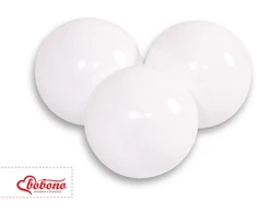 Sauso baseino plastikiniai kamuoliukai, 50 vnt., balti