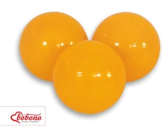 Sauso baseino plastikiniai kamuoliukai, 50 vnt., medaus geltonumo