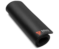 SAVIO žaidimų pelės kilimėlis 250x250x2mm, apsiūti kraštai, juoda versija Turbo Dynamic S