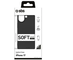 SBS Instinct dėklas iPhone 17 – juodas