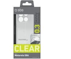 SBS Skinny dėklas telefonui Motorola Moto G86 – skaidrus