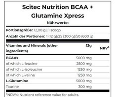 Scitec BCAA+ Glutamine Xpress 600g