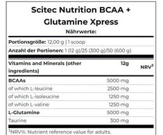 Scitec BCAA+ Glutamine Xpress 600g