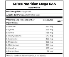 Scitec Mega EAA 240 Kapsulės