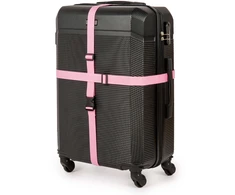 Solier Accessories Security luggage strap set for suitcase SA50 pink