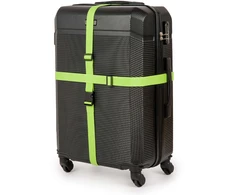 Kelioninis Solier Accessories Security luggage strap set for suitcase SA50 lime