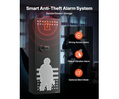 VEVOR Šautuvų ir pistoletų seifas su greita prieiga