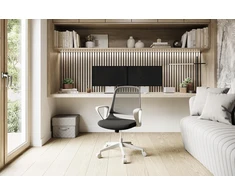 SENSE7 ergonominė biuro kėdė su tinkline atlošo medžiaga ir reguliuojamais porankiais Sopty