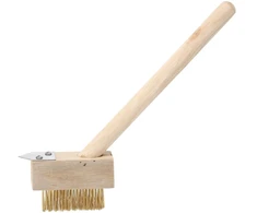 Šepetys piktžolėms ir trinkelių siūlėms valyti, 28 cm