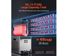 VEVOR 12 l komercinis šaldytų gėrimų automatas
