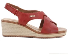 Sergio Leone SK297 bordo spalvos odinės moteriškos basutės su platforma