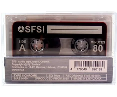 SFS! C-80 Chrome garso kasetė 80 min