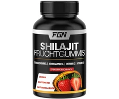 Shilajit vaisių guminukai FGN 60 vnt., braškių skonio