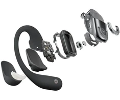 Dėklas Shokz OpenFit 2+ Bevielės ausinės Juodos