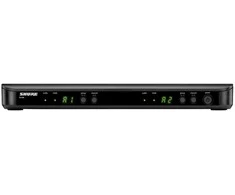 „Shure BLX288E/SM58-H8E“ – belaidė sistema su imtuvu ir dviem SM58 mikrofonais