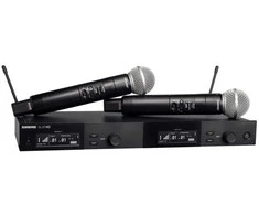 Shure SLXD24DE/SM58-G59 - dual digital wireless system with two transmitters/handheld microphones (470 - 514 MHz)
