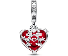 Sidabrinė charms-zawieszka Pandora Disney Myszka Miki i Minnie 792522C01