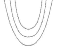 Sidabrinė grandinėlė Starry chain
