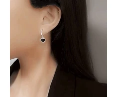 Sidabriniai auskarai Charm