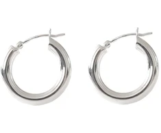 Sidabriniai auskarai Hoop 22mm