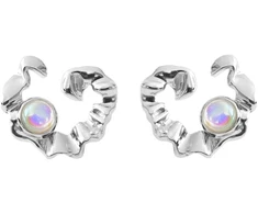 Sidabriniai auskarai Moonstone