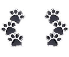 Sidabriniai auskarai Paws