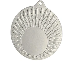Sidabrinis generalinis medalis su vieta 25 mm emblemai - plienas