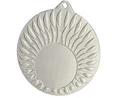 Sidabrinis generalinis medalis su vieta 25 mm emblemai - plienas