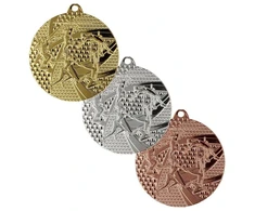 Sidabrinis medalis Athletics - plieno medalis