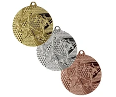 Sidabrinis medalis Athletics - plieno medalis