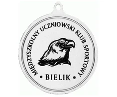 Sidabrinis plieno medalis, antra vieta, su lazeriniu graviravimu - RMI