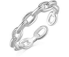 Sidabrinis žiedas Chain