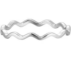 Sidabrinis žiedas Curved
