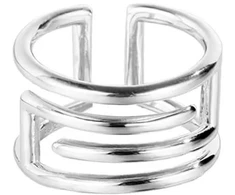 Sidabrinis žiedas Design