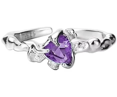Sidabrinis žiedas Violet