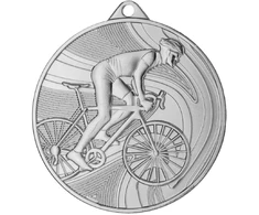 Sidabro medalis - dviračių sportas - plieno medalis