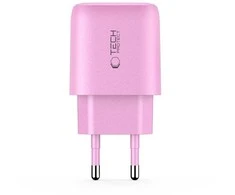 „Tech-Protect NCA30 PD 30W QC3.0 USB-A / USB-C“ sieninis įkroviklis - Rožinė