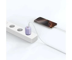 Tech-Protect NCM33 PD 33W QC3.0 USB-C / USB-C sieninis įkroviklis - Violetinė