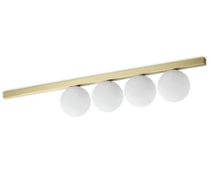 Lubinis šviestuvas Ideal Lux Sieninis/lubų šviestuvas BINOMIO, G9, žalvario sp., 328461